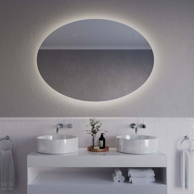 Oglindă ovală cu iluminare A32