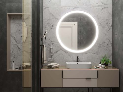 Oglindă de baie cu iluminare led C1 premium 
