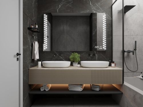 Oglindă de baie cu iluminare Artalo M10 premium 