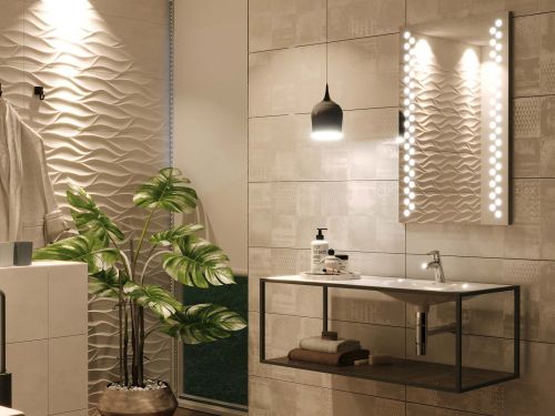Oglindă de baie cu iluminare Artalo M10 premium 