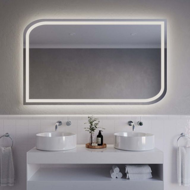 Oglindă atipică cu iluminare LED A9