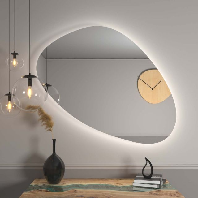 Oglindă LED organică cu iluminare A20